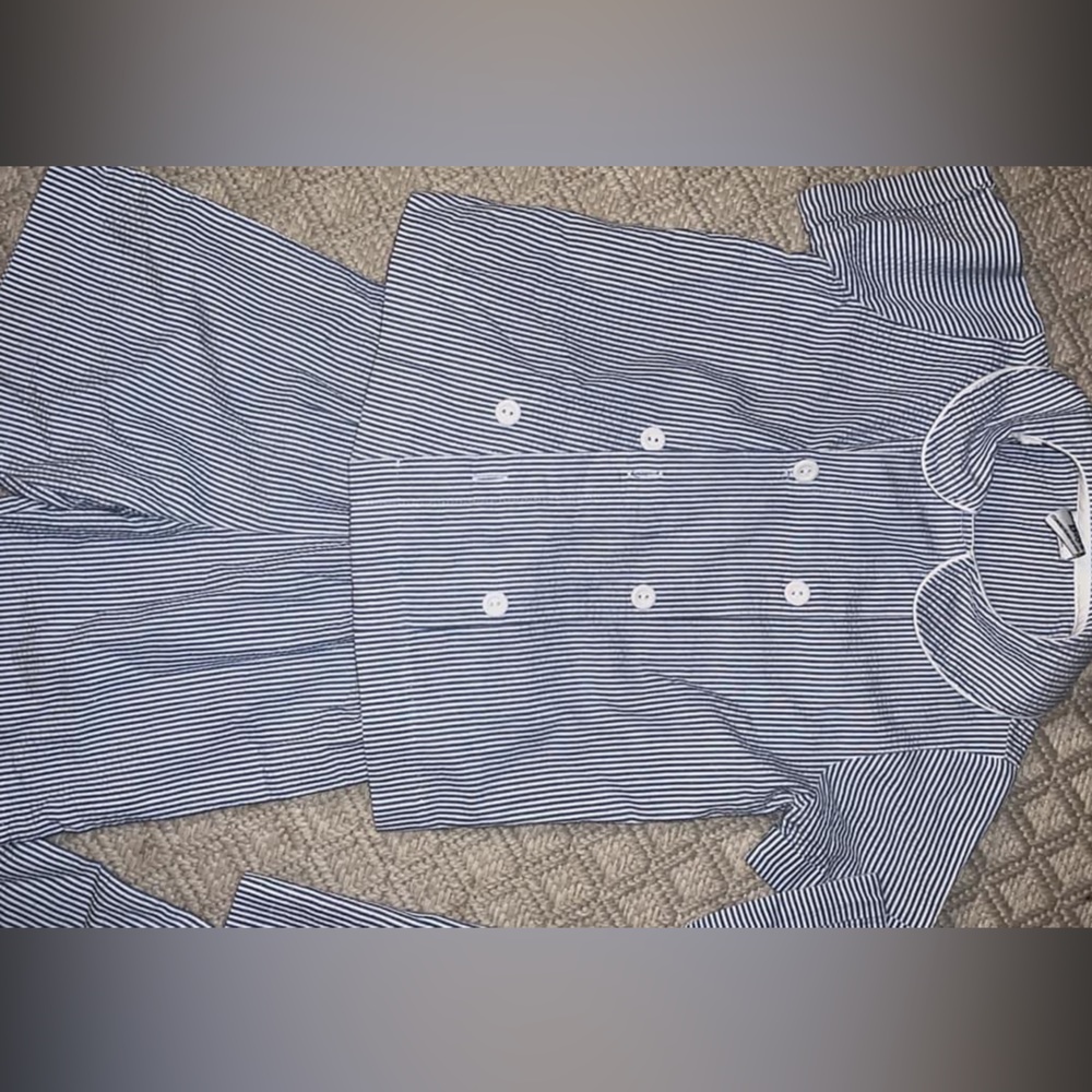 The Bailey boys seersucker stripe set